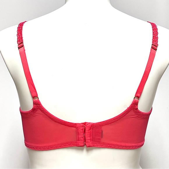 Natori Size 38DDD Showcase Full Fit Contour Underwire Coral Nylon T-Shirt Bra - Picture 2 of 13